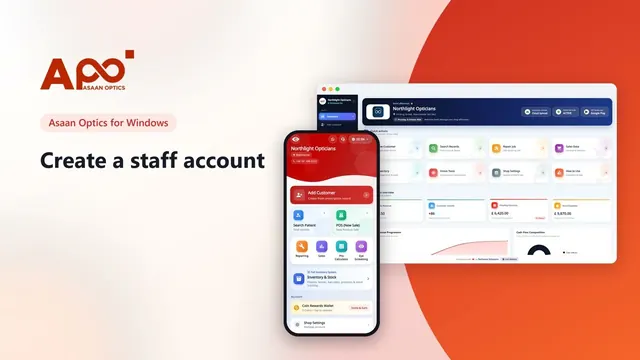 How to Create Staff Accounts in Optical Shop Software: video tutorial