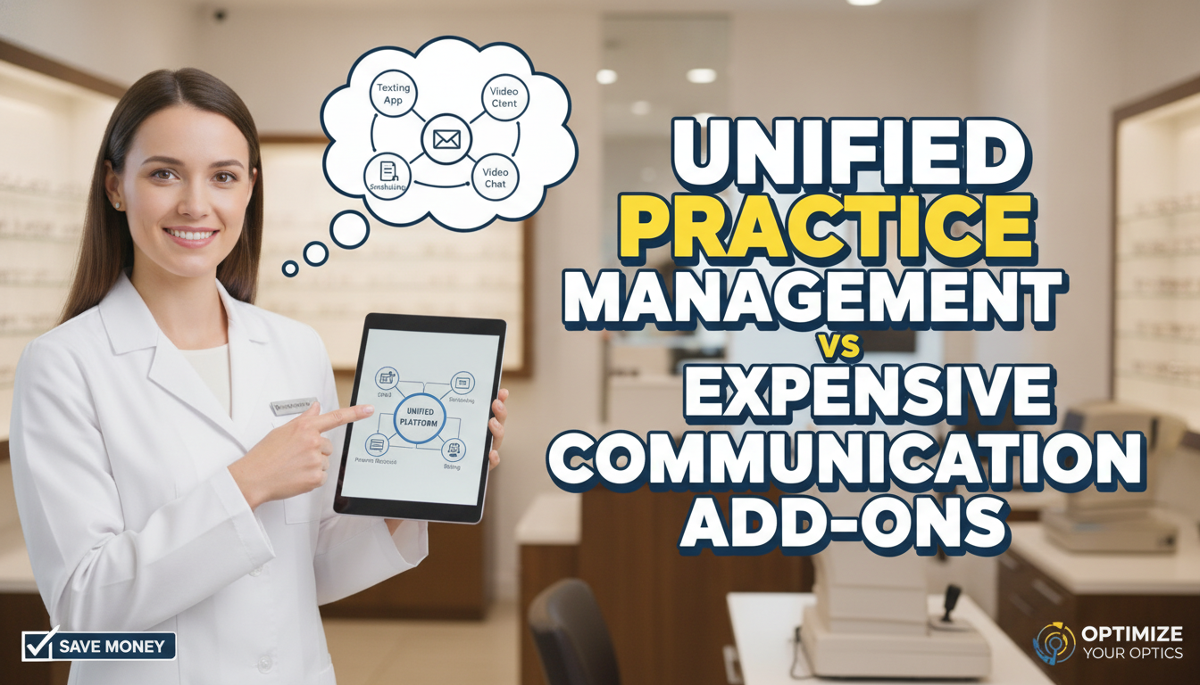 Asaan Optics vs Lighthouse: 3 Critical Reasons to Choose a Unified Practice Management System Over Expensive Communication Add-ons