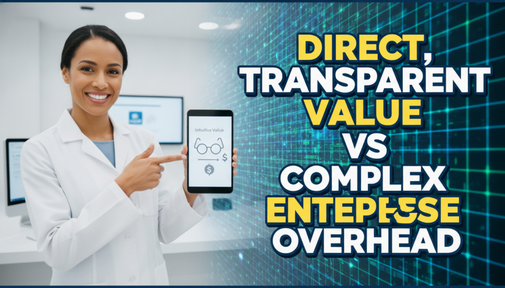 Asaan Optics vs Ocuco: 5 Proven Reasons to Choose Direct Value Over Complex Enterprise Overhead