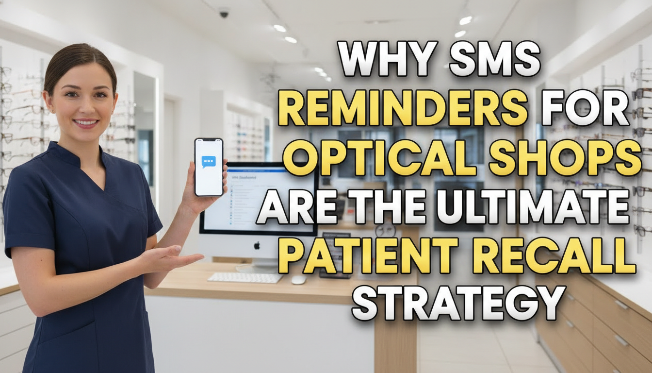 7 Proven Secrets to Stop Wasting Money: Why SMS Reminders for Optical Shops Are the Ultimate Patient Recall Strategy