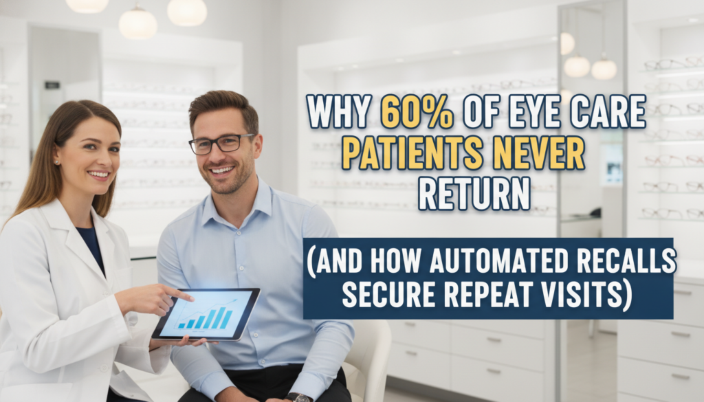 How to Increase Repeat Customers: The Scientific 3-Step Strategy to Stop 60% of Eye Care Patients from Vanishing