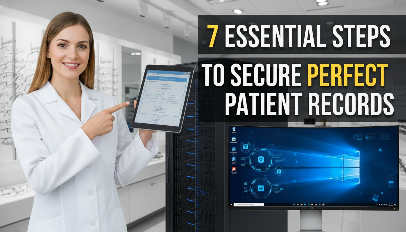Optical Database Management System Protection: 7 Essential Steps to Secure Perfect Patient Records