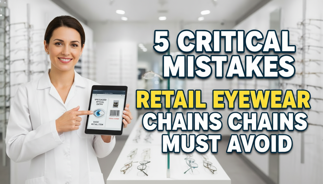 Generic POS vs Optical Software: 5 Critical Mistakes Retail Eyewear Chains Must Avoid