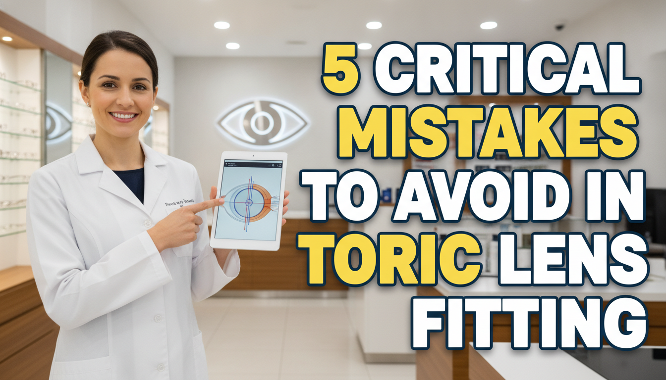 Understand Cylinder Optics: 5 Critical Mistakes to Avoid in Toric Lens Fitting